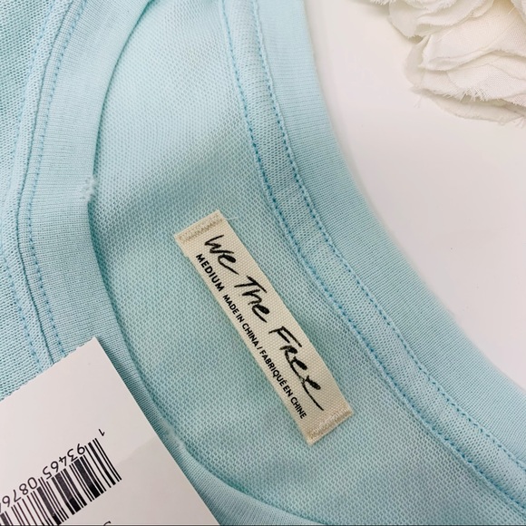 NEW Free People Fruit Medley Tee In Sky Tee - Picture 9 of 10